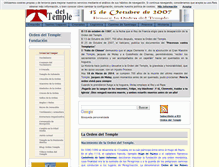 Tablet Screenshot of ordendeltemple.com