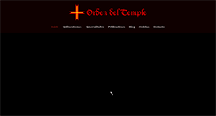 Desktop Screenshot of ordendeltemple.net