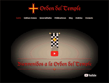 Tablet Screenshot of ordendeltemple.net